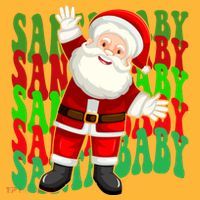 Santa Baby Retro Holiday Festive Cute Pom Pom 12in Knit Beanie thumb 2