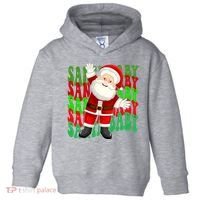 Santa Baby Retro Holiday Festive Cute Toddler Hoodie thumb 0