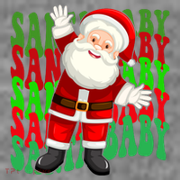 Santa Baby Retro Holiday Festive Cute Toddler Hoodie thumb 2