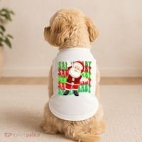 Santa Baby Retro Holiday Festive Cute Doggie Tank thumb 2
