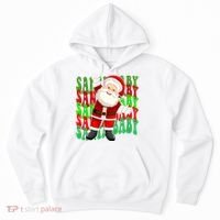 Santa Baby Retro Holiday Festive Cute Hoodie thumb 0