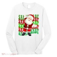 Santa Baby Retro Holiday Festive Cute Long Sleeve Shirt thumb 0