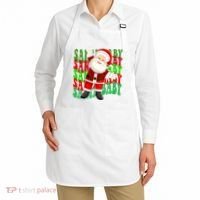 Santa Baby Retro Holiday Festive Cute Apron thumb 2