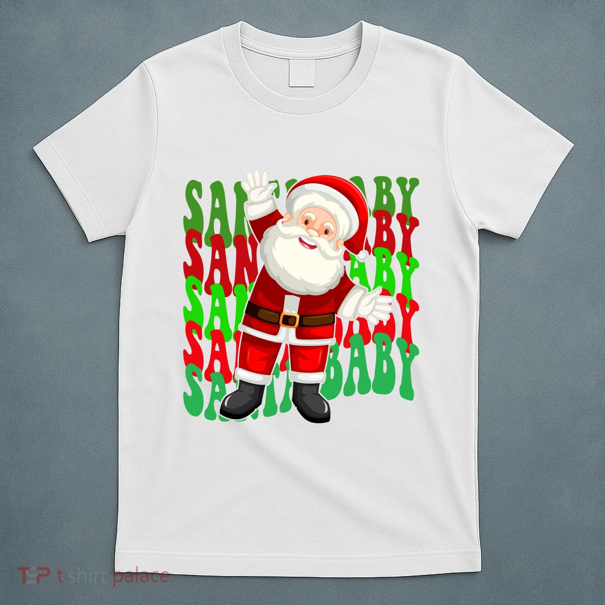 Santa Baby Retro Holiday Festive Cute T-Shirt
