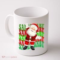 Santa Baby Retro Holiday Festive Cute Coffee Mug thumb 0