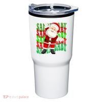 Santa Baby Retro Holiday Festive Cute Tumbler thumb 0