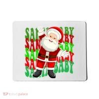 Santa Baby Retro Holiday Festive Cute Mousepad thumb 0