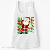 Santa Baby Retro Holiday Festive Cute Women's Tank Top thumb 0