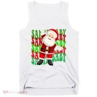 Santa Baby Retro Holiday Festive Cute Tank Top thumb 0