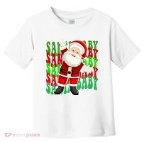 Santa Baby Retro Holiday Festive Cute Toddler T-Shirt thumb 0
