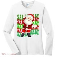 Santa Baby Retro Holiday Festive Cute Women's Long Sleeve Shirt thumb 0