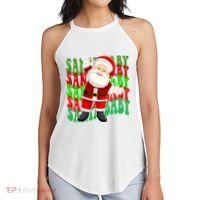 Santa Baby Retro Holiday Festive Cute Women's Perfect Tri Rocker Tank thumb 2