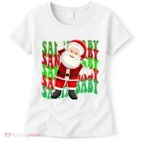 Santa Baby Retro Holiday Festive Cute Women's T-Shirt thumb 0