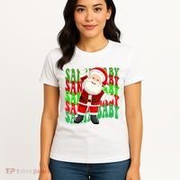 Santa Baby Retro Holiday Festive Cute Women's T-Shirt thumb 4