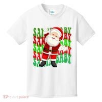 Santa Baby Retro Holiday Festive Cute Kids T-Shirt thumb 0