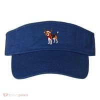 Santa Beagle Reindeer Light Christmas Gift Visor thumb 0