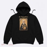 St Benedict Roman Catholic  Hoodie thumb 0