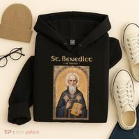 St Benedict Roman Catholic  Hoodie thumb 4