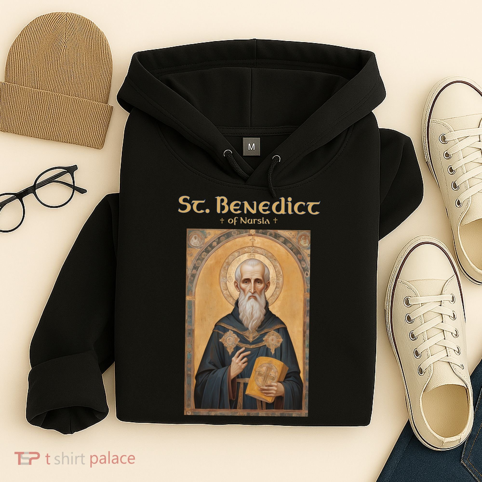 St Benedict Roman Catholic  Hoodie
