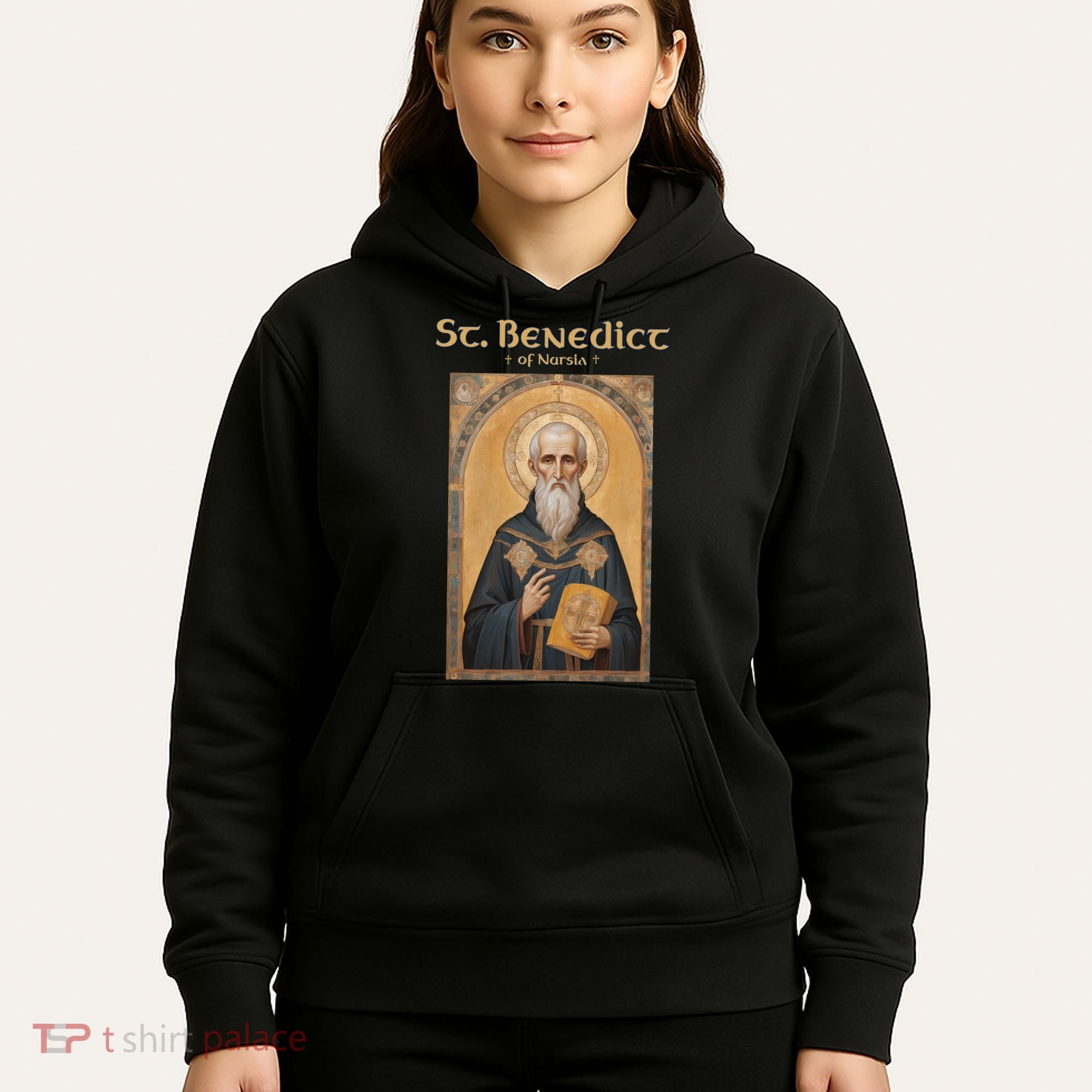 St Benedict Roman Catholic  Hoodie