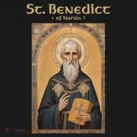 St Benedict Roman Catholic  Hoodie thumb 2