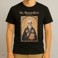 St Benedict Roman Catholic  T-Shirt thumb 3