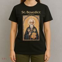 St Benedict Roman Catholic  T-Shirt thumb 4