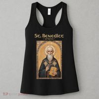 St Benedict Roman Catholic  Women's Tank Top thumb 3