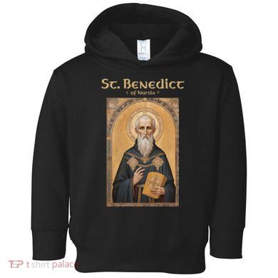 St Benedict Roman Catholic  Toddler Hoodie