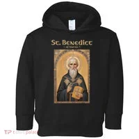 St Benedict Roman Catholic  Toddler Hoodie thumb 0