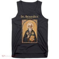 St Benedict Roman Catholic  Tank Top thumb 0