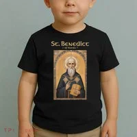 St Benedict Roman Catholic  Toddler T-Shirt thumb 2