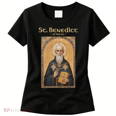 St Benedict Roman Catholic  Women's T-Shirt