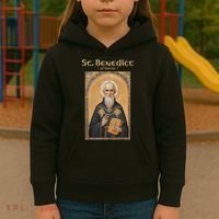 St Benedict Roman Catholic  Kids Hoodie thumb 3