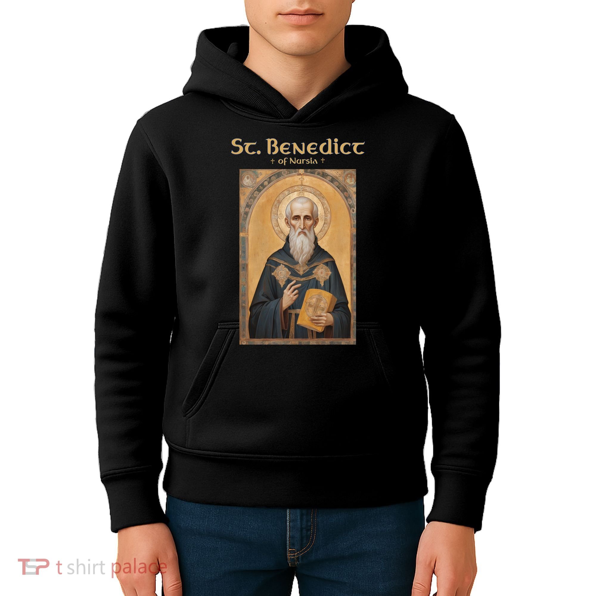 St Benedict Roman Catholic  Kids Hoodie