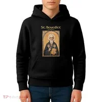 St Benedict Roman Catholic  Kids Hoodie thumb 4
