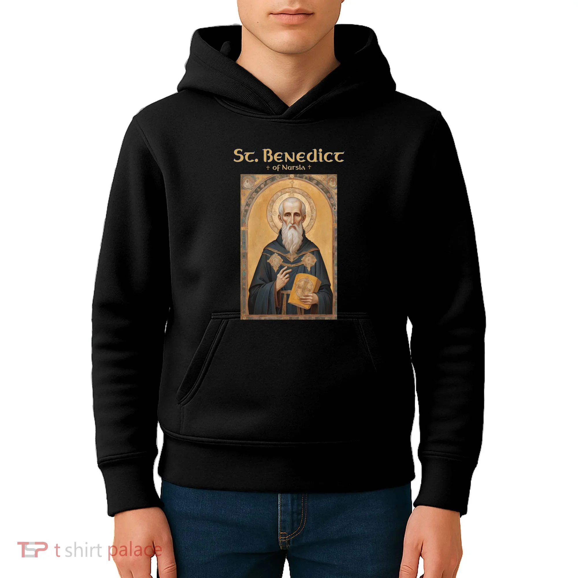 St Benedict Roman Catholic  Kids Hoodie