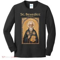 St Benedict Roman Catholic  Kids Long Sleeve Shirt thumb 0