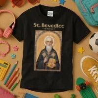 St Benedict Roman Catholic  Kids T-Shirt thumb 3