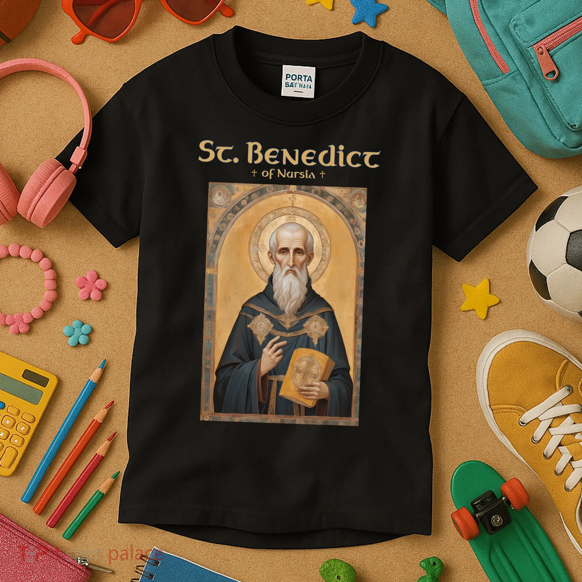 St Benedict Roman Catholic  Kids T-Shirt