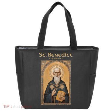St Benedict Roman Catholic  Tote Bag