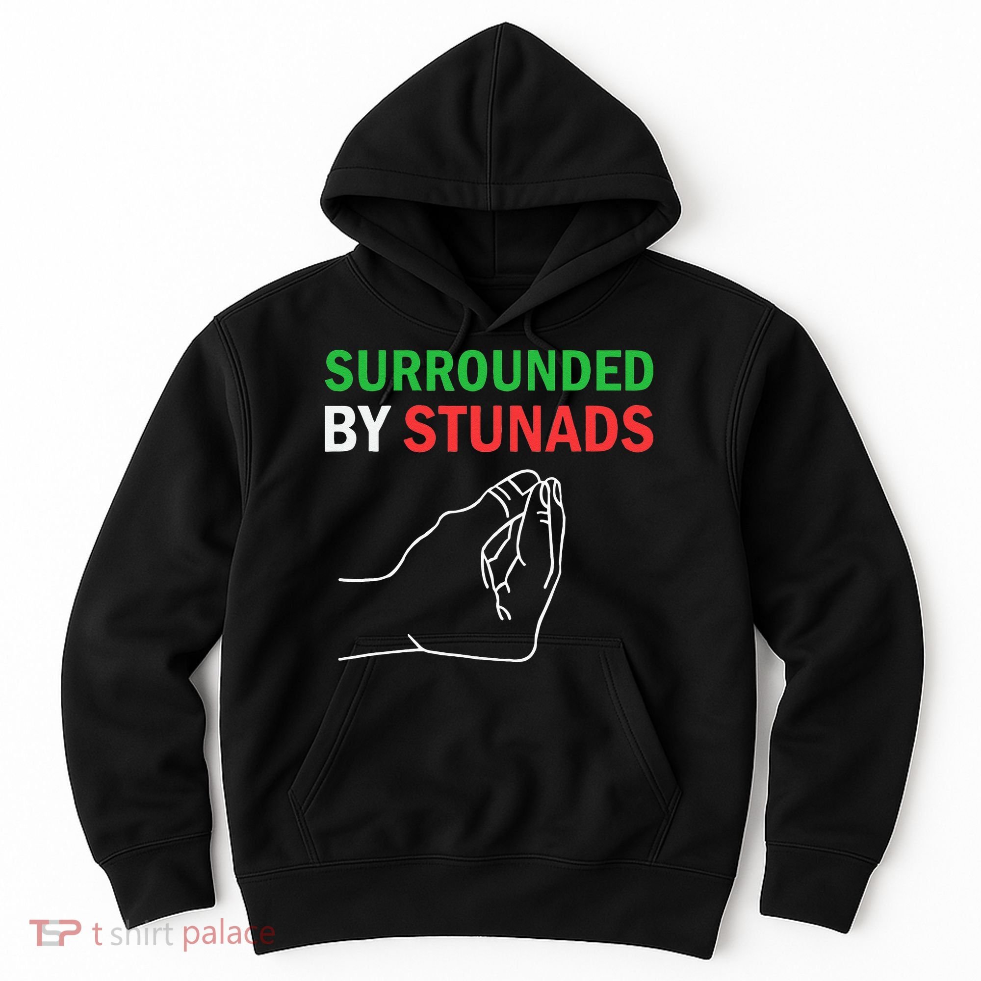Surrounded By Stunads Funny Italian Sayings Hoodie