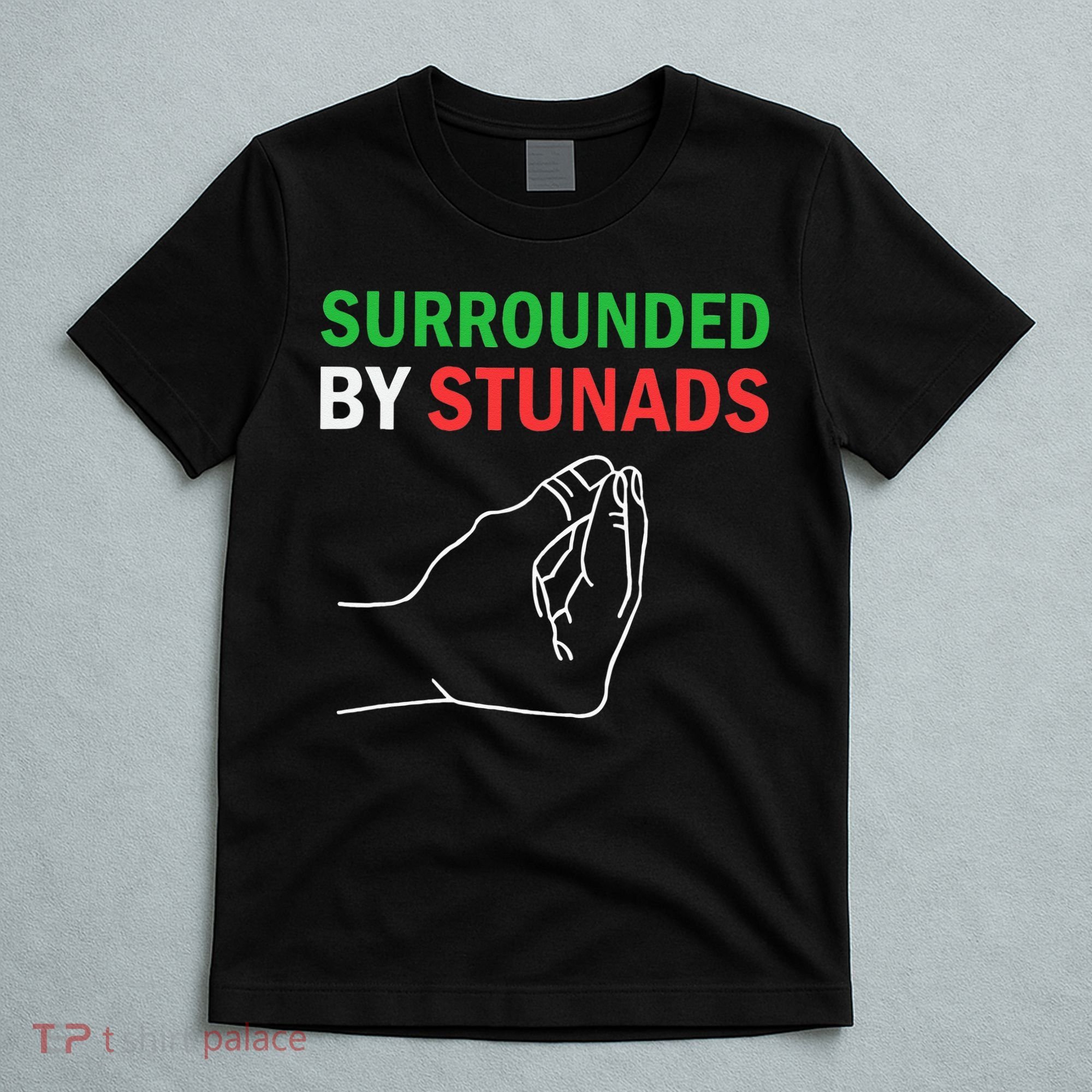 Surrounded By Stunads Funny Italian Sayings T-Shirt