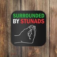 Surrounded By Stunads Funny Italian Sayings Coaster thumb 0