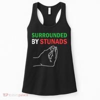 Surrounded By Stunads Funny Italian Sayings Women's Tank Top thumb 0