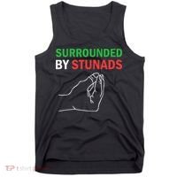 Surrounded By Stunads Funny Italian Sayings Tank Top thumb 0