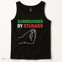 Surrounded By Stunads Funny Italian Sayings Tank Top thumb 2