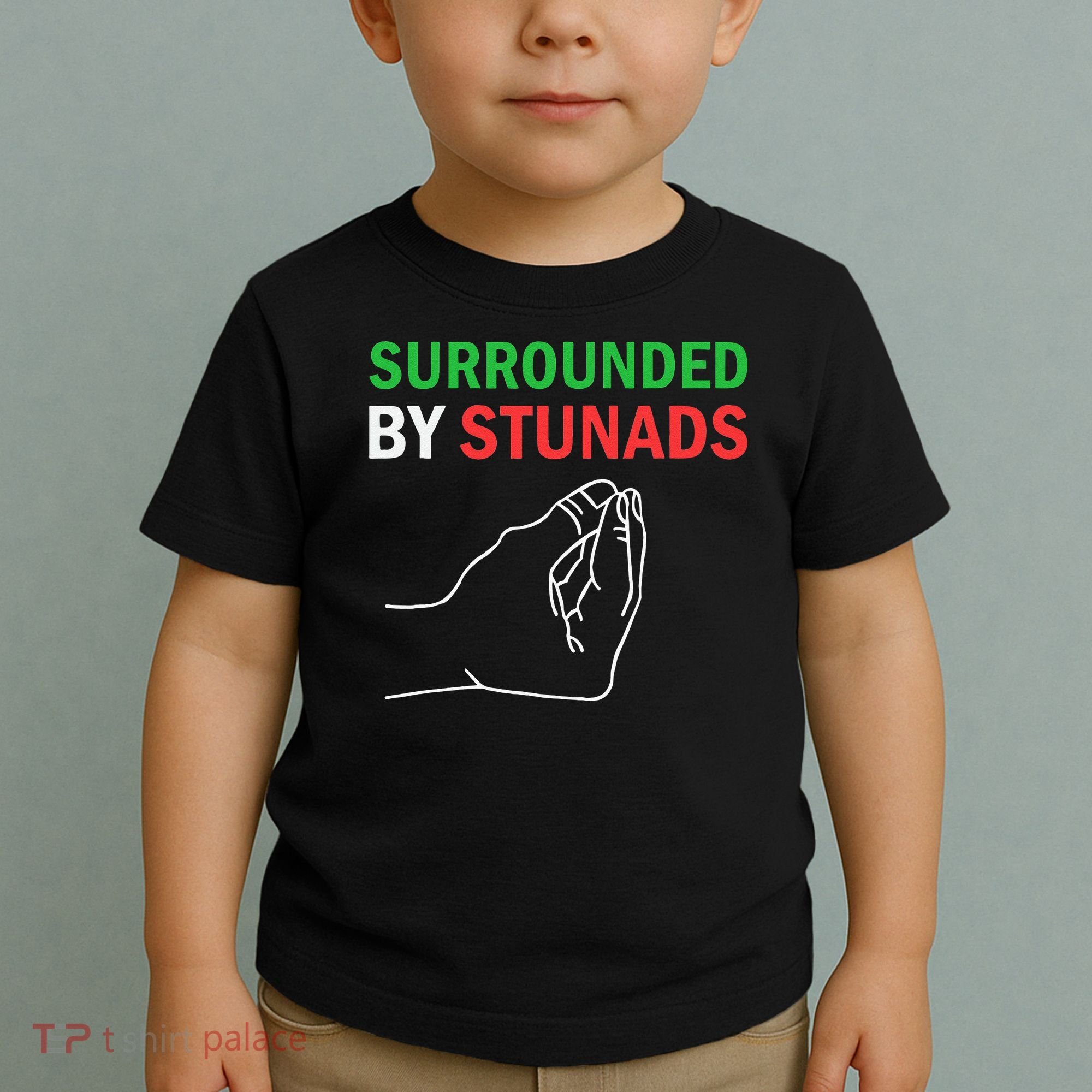 Surrounded By Stunads Funny Italian Sayings Toddler T-Shirt