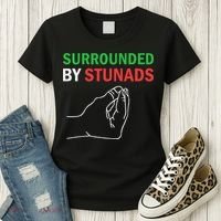 Surrounded By Stunads Funny Italian Sayings Women's T-Shirt thumb 3