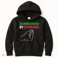 Surrounded By Stunads Funny Italian Sayings Kids Hoodie thumb 0
